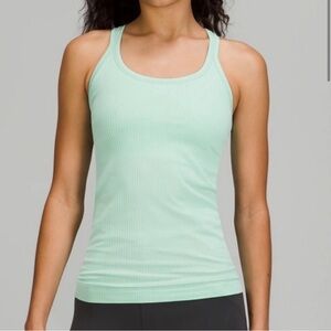 Lululemon ebb to street athletic tank top pastel green